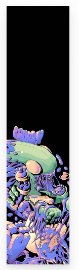 Chubby Purple alien griptape