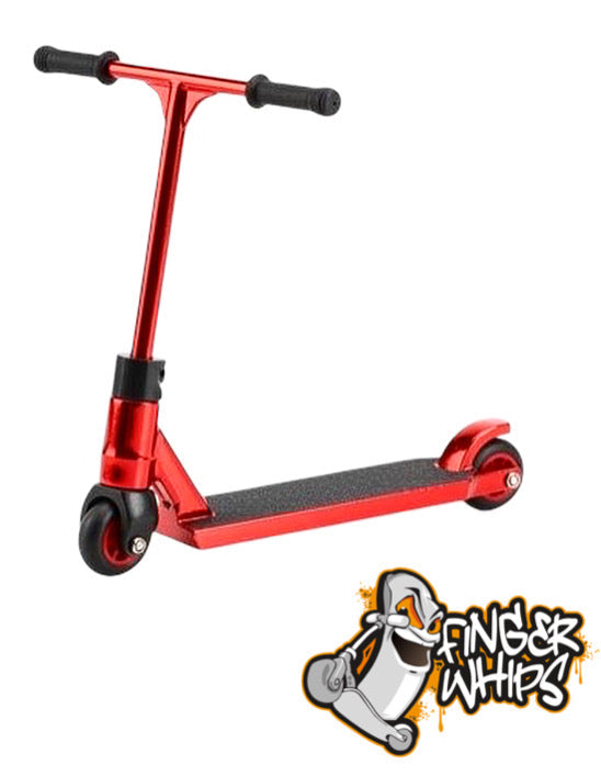 Finger Whip Red Chrome Finger Scooter
