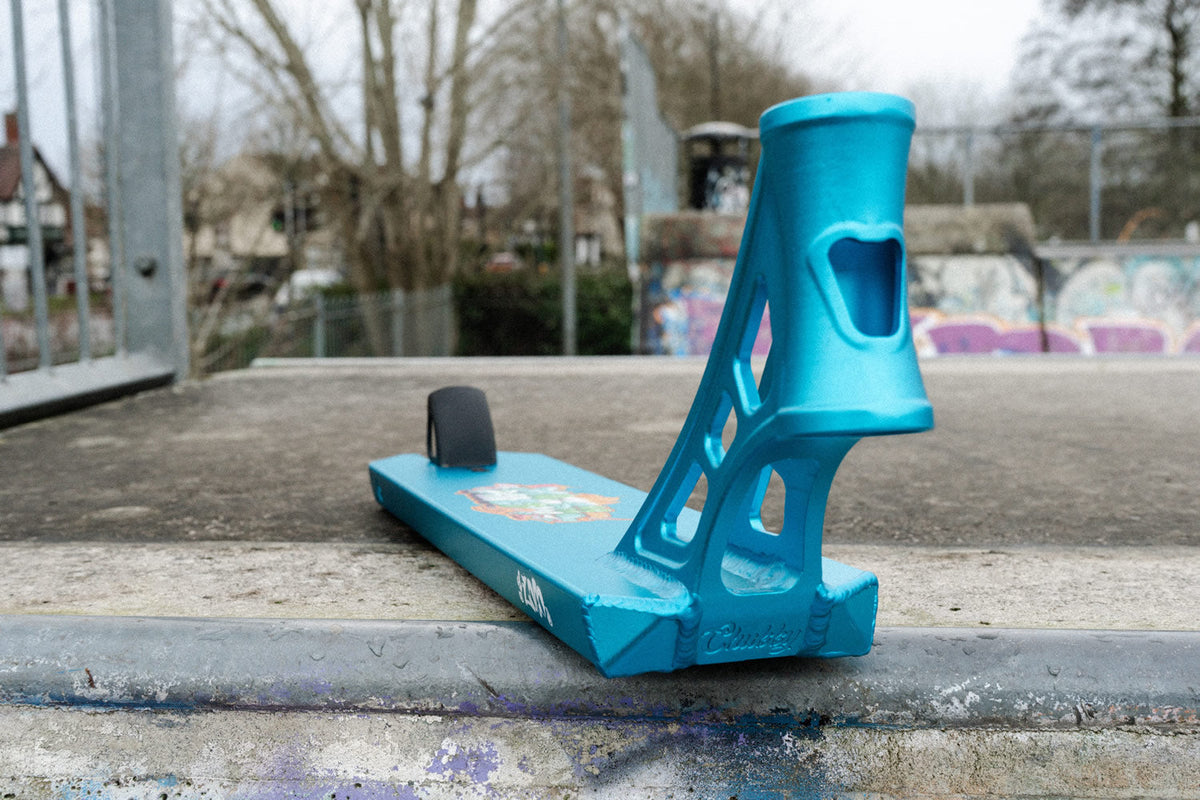 Chubby Loco Scooter Deck 19.5" x 4.5" Marshmallow Boy