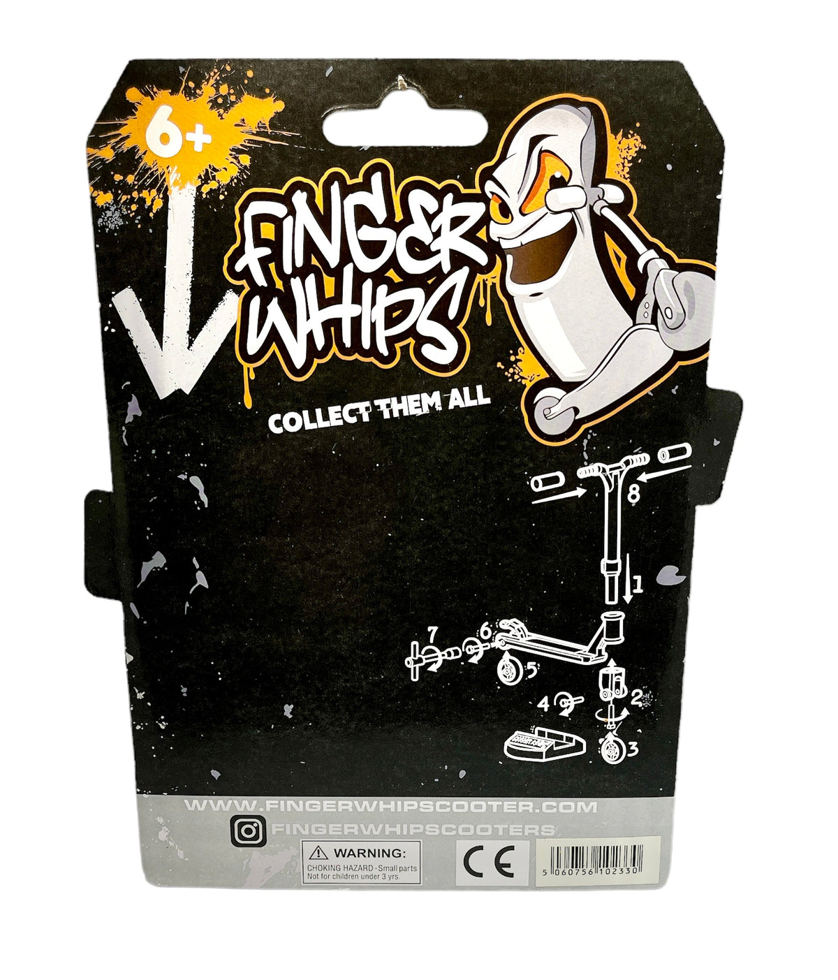Finger Whip Chrome Finger Scooter