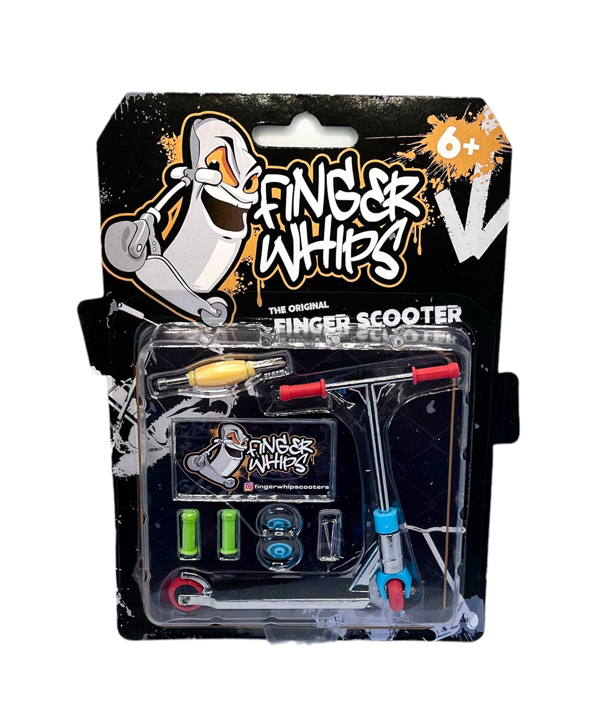 Finger Whip Chrome Finger Scooter