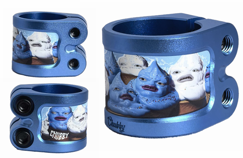 Chubby Gnasher Double clamp Blue Ice cream