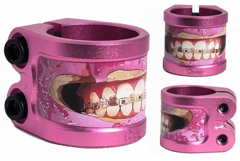 Chubby Gnasher Double clamp Pink Doughnut