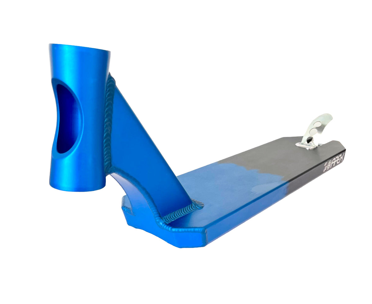 Apex Pro Scooter Deck Lifes A Beach Special Edition Blue / Black  580mm (19.5”)x 5" wide