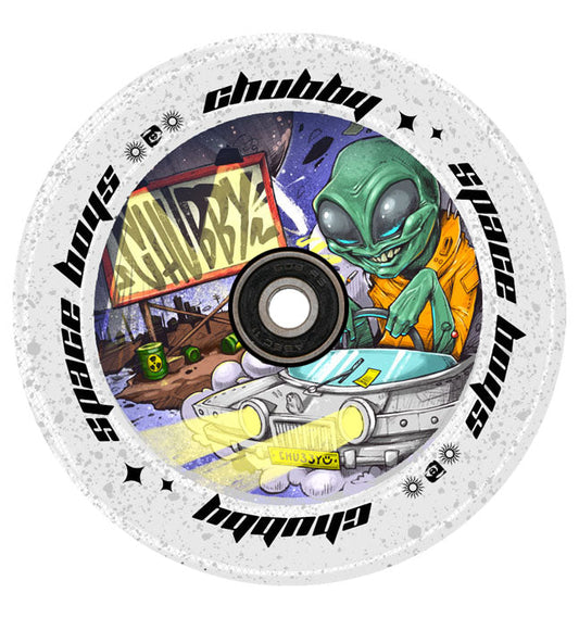 Chubby Spaceboy Alien Wheels 110mm with glitter PU