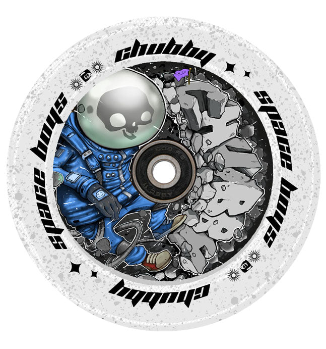 Chubby Spaceboy Astronaught Wheels 110mm with glitter PU