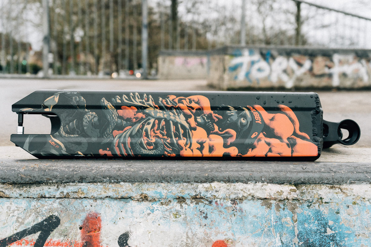 Chubby Loco Scooter Deck 19.5" x 4.5" Serpent