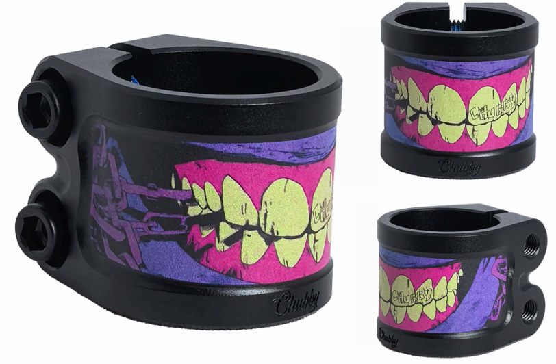 Chubby Gnasher Double clamp Black/Purple