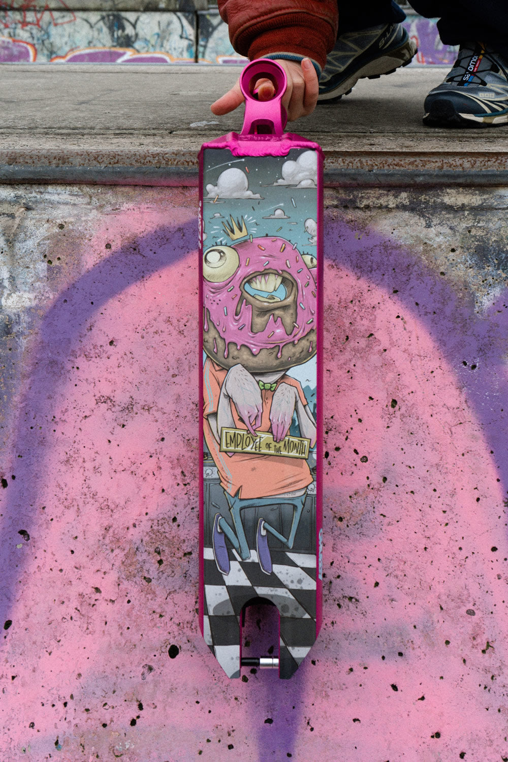 Chubby Loco Scooter Deck 19.5" x 4.5" Doughnut King