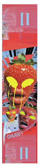 Chubby Strawberry farm griptape